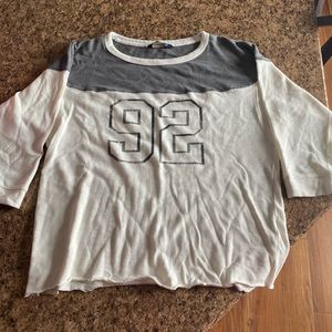 Abercrombie & Fitch Jersey style shirt 3/4 sleeves